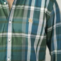Burberry Forest Green Check Shirt