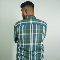 Burberry Forest Green Check Shirt