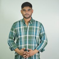 Burberry Forest Green Check Shirt