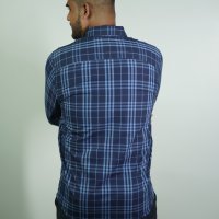 Burberry Royal Blue Check Shirt