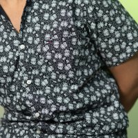 Dark Ivy Floral Print